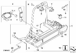 ねじ込みリア キャリア ECE diagram for BMW X6 E71 30dX
