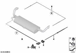真空調節 用於廢氣閥門 diagram for BMW X5 E70 M