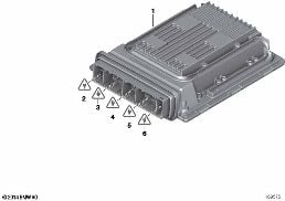 BASIC CONTROL UNIT DME / MSD85 diagram for BMW 5 Series F10 550i