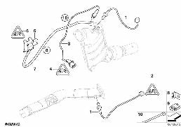 Capt. filtre particules/pièc.rapportées diagram for BMW 5 Series E60 525d