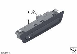 USER CONTROL, DRIVER ASSISTANCE SYSTEM diagram for BMW 7 Series F01 LCI 740dX