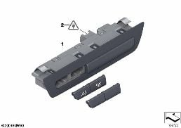 USER CONTROL, DRIVER ASSISTANCE SYSTEM diagram for BMW 7 Series F01 LCI 740dX