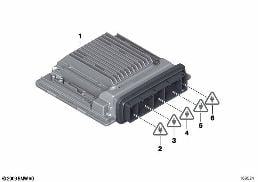 Ana kontrol ünitesi DME / MSD87_1 diagram for BMW 5 Series F11 528i
