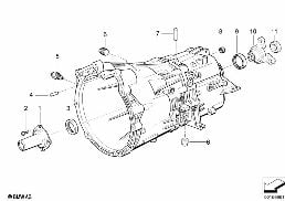 GS5-39DZ 殼體和安裝件 diagram for BMW 3 Series E46 320d