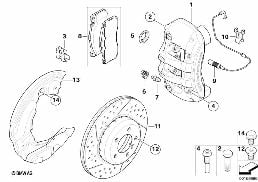 BMW PERFORMANCE FRONT WHEEL BRAKE