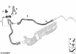 Tanklueftingventil diagram for BMW 5 Series F10 550iX