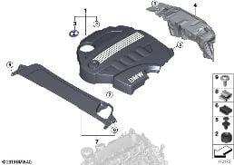 ENGINE ACOUSTICS diagram for BMW 1 Series E82 123d