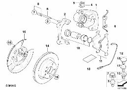 BMW PERFORMANCE REAR WHEEL BRAKE