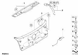 Verkleidung Heckklappe diagram for BMW 1 Series E87 120d