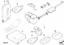 INSTALL.KIT, INDEPENDENT HEATER diagram for BMW 3 Series E90 318i