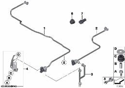 Impianto iniezione - sfiato serbatoio diagram for BMW Rolls-Royce Phantom RR1 Phantom
