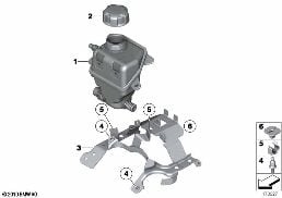 Бачок охладителя наддувочного воздуха diagram for BMW X6 E71 50iX