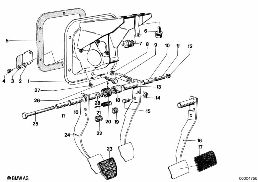 PEDAL diagram for BMW 5 Series E12 528