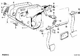 PEDALS/STOP LIGHT SWITCH
