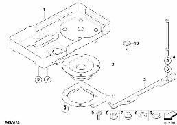 VIBRATION DAMPER diagram for BMW 4 Series F33 440iX