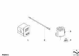 Instruments supplementaires diagram for BMW 3 Series E36 316i 1.9