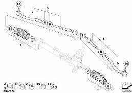 Drążki kierownicze/drążek kierowniczy diagram for BMW MINI R50 Cooper
