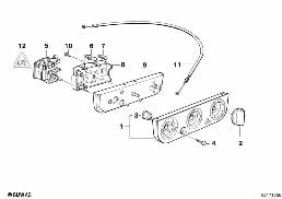 HEATER CONTROL SIEMENS diagram for BMW 3 Series E36 323i