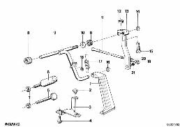 ACCELERATOR PEDAL/ROD ASSY