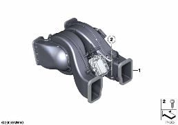 BLOWER REAR diagram for BMW 5 Series F11 LCI M550dX
