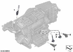 TEMPERATURE SENSOR diagram for BMW 5 Series F11 LCI M550dX
