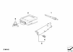 GLOW PLUG UNIT diagram for BMW 5 Series E61 535d