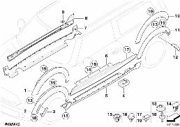 COVER DOOR SILL / WHEEL ARCH