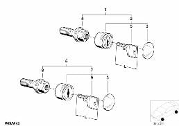 WHEEL BOLT LOCK WITH KEY