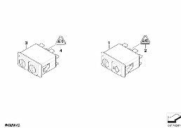 OFFICIAL VEHICLE PACKAGE diagram for BMW 3 Series E36 323i