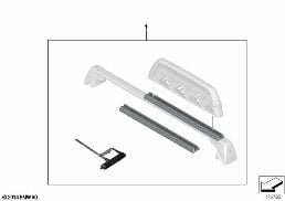 Rehausse de tube support diagram for BMW 5 Series E39 525td