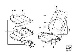 INDIVIDUAL COVER, SPORT SEAT, FRONT LC