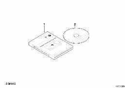 GPS, PORTABLE, STREET MAP diagram for BMW 3 Series E90 318i