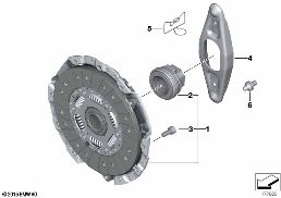 CLUTCH diagram for BMW 3 Series E92 M3