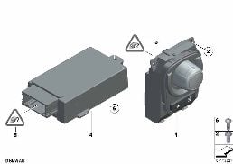 HEATING/AIR CONDITIONER ACTUATION REAR diagram for BMW 7 Series F04 Hybrid Hybrid 7L