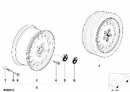 BMW-STYLING (STYL.6) diagram for BMW 3 Series E36 325is