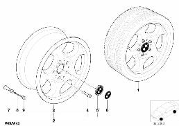 M CONTOUR (STYL.23) diagram for BMW 3 Series E36 318ti