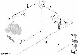 FUEL SUPPLY SYSTEM, AUXILIARY HEATER diagram for BMW 5 Series F11 LCI M550dX