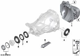 REAR AXLE DIFFERENT.SINGLE PARTS - 225