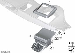 HEAD-UP DISPLAY diagram for BMW 5 Series F11 LCI 530dX
