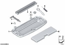 ADDITIONAL TOOL KIT diagram for BMW 7 Series F04 Hybrid Hybrid 7L