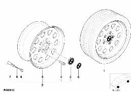 BMW-STYLING II (STYL.34) diagram for BMW 3 Series E36 318ti