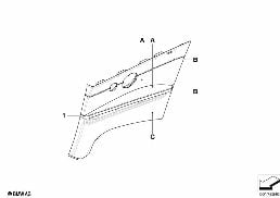 INDI. SIDE TRIM, PART LEATHER, LC