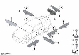 SINGLE PARTS, ANTENNA, COMFORT ACCESS