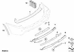 Elementy dod. diagram for BMW X3 E83 LCI 2.0d