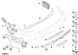 Elementy dod. diagram for BMW X3 E83 LCI 2.0d