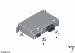 ECU FOR CAMERA-BASED DRIVER SUPPORT diagram for BMW 5 Series F11 535i