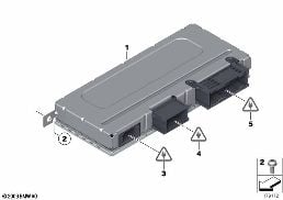 CONTROL UNIT, CENTRAL GATEWAY MODULE diagram for BMW 7 Series F01 LCI 740dX