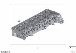 CYLINDER HEAD diagram for BMW 4 Series F33 LCI 435dX
