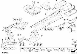 HEAT INSULATION diagram for BMW 5 Series E60 LCI 523Li