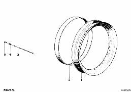SPOKE WHEEL RIM/SPOKE